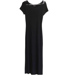 Vintage Sleek Maxi Dress